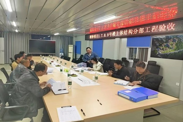 中江棲妙覽景項(xiàng)目主體結(jié)構(gòu)順利通過(guò)驗(yàn)收